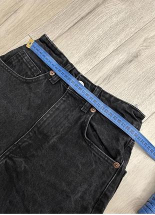 Zara в наличии женские черные плотные джинсы палаццо размер 32 оригинал в наличии широкие джинсы от zara4 фото