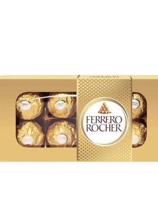 Цукерки шоколадні ferrero rocher, 100 г, німеччина, з цілим лісовим горіхом,