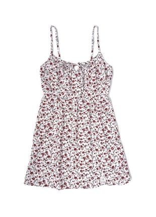Стильне плаття з віскози у квітковий принт hollister, m/l