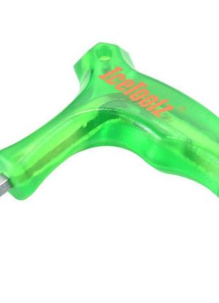 Ключ ice toolz 7t30 двосторонній t-30, зелений2 фото