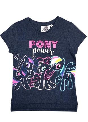 Стильная футболка с пони pony на девочку 104 р., primark
