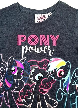 Стильна футболка з поні pony на дівчинку 104 р., primark2 фото