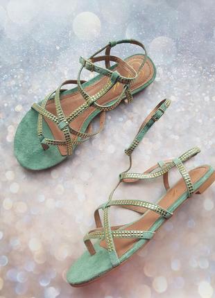 Замшевые босоножки сандалии гладиаторы бренд envy р. 31 фото