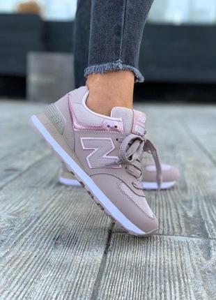 Зручні жіночі кросівки new balance в рожевому кольорі (весна-літо-осінь)😍