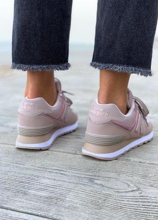 Шикарные женские кроссовки new balance розовый цвет (весна-лето-осень)😍6 фото