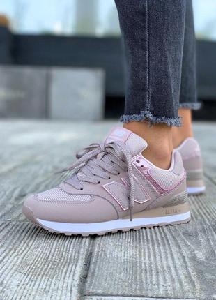 Шикарные женские кроссовки new balance розовый цвет (весна-лето-осень)😍9 фото