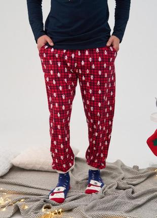 Мужской комплект со штанами - merry christmas - family look для семьи размер m6 фото