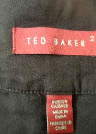 Черная, стрейчевая юбка миди ted baker3 фото