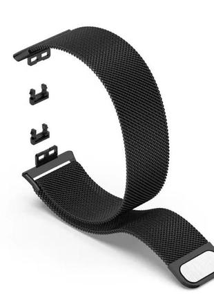 Стальной ремешок для huawei watch fit tia-b09. черный цвет