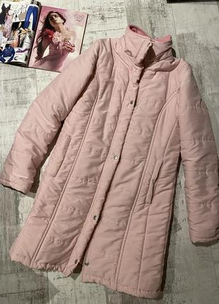 Рожева тепла курточка