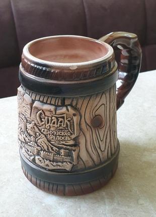 Чашка керамическая, судак