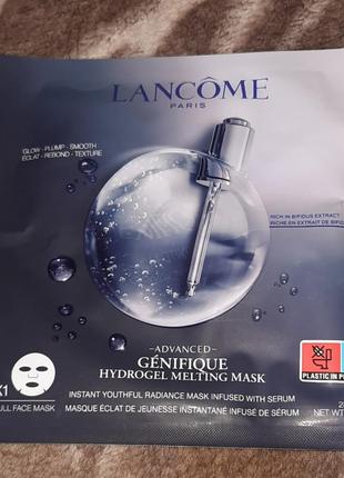 Гидрогелевая маска для лица lancome genifique hydrogel melting mask, 28 г, оригинал,1 фото