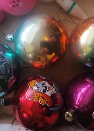 Елочные украшения стекло