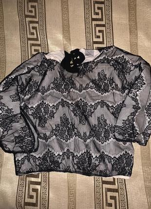 Кружевная блуза