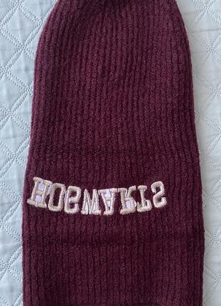 Зимняя теплая шапка hogwarts от h&amp;m4 фото
