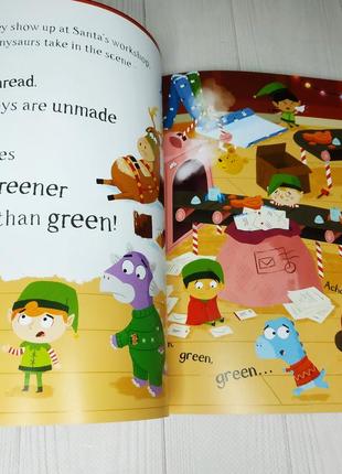 Детская книга на английском the tinysaurs save christmas4 фото