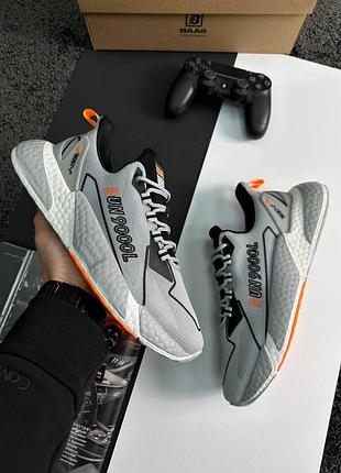 Мужские кроссовки baas run 9000l l.grey orange