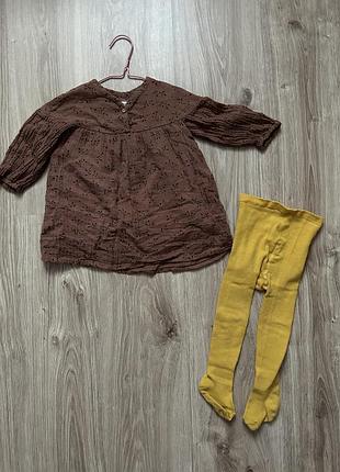 Платье муслин zara 3