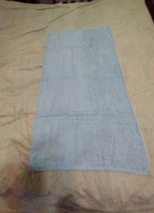 Винтажное полотенце, голубого цвета1 фото