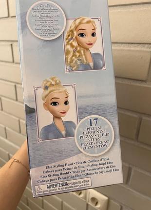 Лялька манекен голова для зачісок ельза disney 2 elsa styling head2 фото