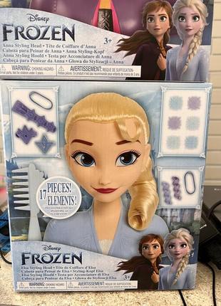 Кукла манекен голова для причесок эльза disney 2 essa styling head