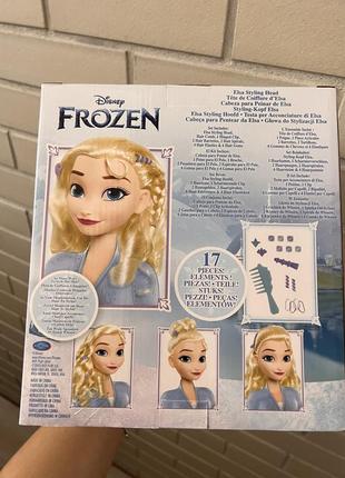 Кукла манекен голова для причесок эльза disney 2 essa styling head