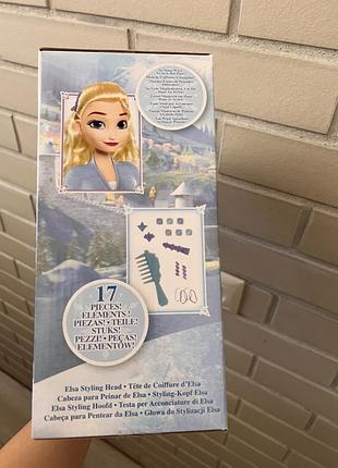 Кукла манекен голова для причесок эльза disney 2 essa styling head
