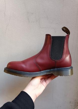 Ботинки челси мужские dr. martens бордо оригинал3 фото