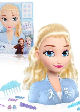 Лялька манекен голова для зачісок ельза disney 2 elsa styling head8 фото