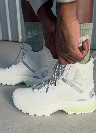 Кроссовки nike acg air zoom gaiadome gore-tex custom white