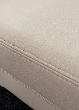 Шкіряний розкладний кутовий диван polinova.4 фото