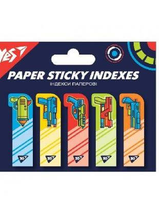 Индексы-стикеры бумажные yes 170308 blaster 50x15мм 100шт (5x20) (1/24)