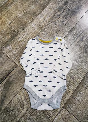 Боди, бодик с длинным рукавом, george, batman, р. 0-3 мес., 56-62, длинна 35см