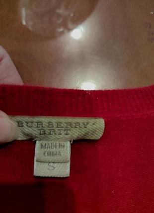 Кашеміровий светр burberry.7 фото