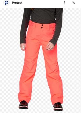 Лыжные, сноубордические брюки protest jaclie gr granatina кораловые 44-46