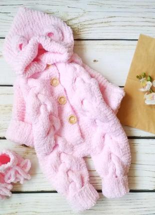 Детский комбинезон из плюша