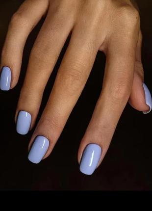 Накладные ногти синего цвета 24 шт. скотч для ногтей в подарок