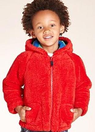 Детская теплая кофта куртка мишка на молнии marks&spencer, indigo collection