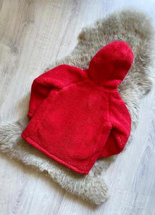 Дитяча тепла кофта куртка ведмедик на блискавці marks&amp;spencer, inndigo collection7 фото