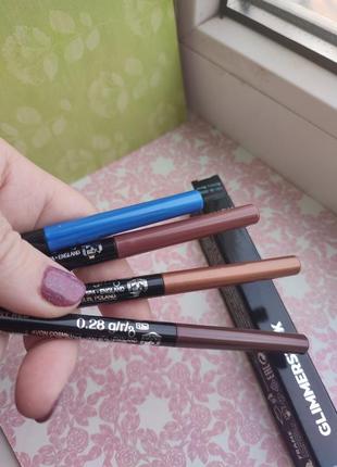 Нoв оттенки glimmerstick карандаши для глаз