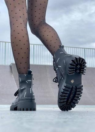 Balenксиаga boots black premium ботинки демисезон8 фото