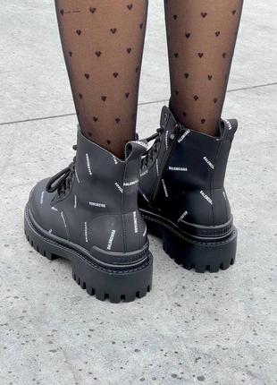 Balenксиаga boots black premium ботинки демисезон5 фото