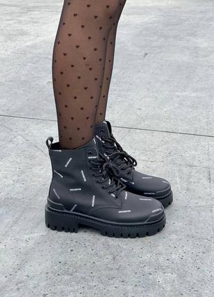 Balenксиаga boots black premium ботинки демисезон3 фото