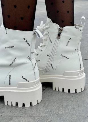 Balenксиаga boots white premium ботинки натуральные6 фото