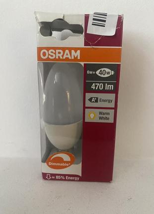 Лампа світлодіодна 6 w e14 osram