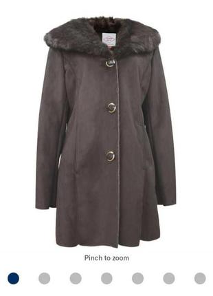 Парка lee cooper faux suede parka ladies