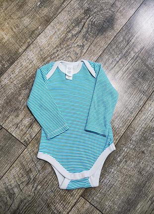 Боді, бодік з довгим рукавом, baby club, р. 6-9міс., 68-74, довжина 38см