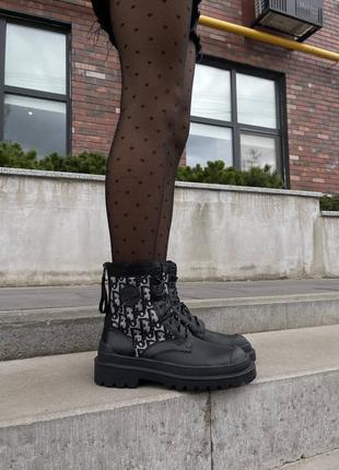 Dіоr boots black premium черевики8 фото
