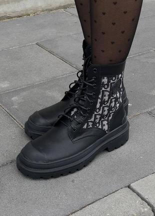 Dіоr boots black premium черевики6 фото