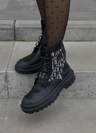 Dіоr boots black premium черевики1 фото